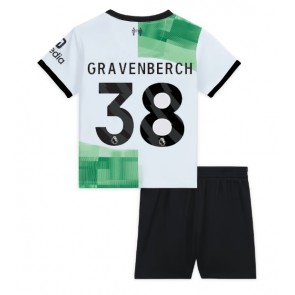 Liverpool Ryan Gravenberch #38 Replica Away Stadium Kit for Kids 2023-24 Short Sleeve (+ pants)